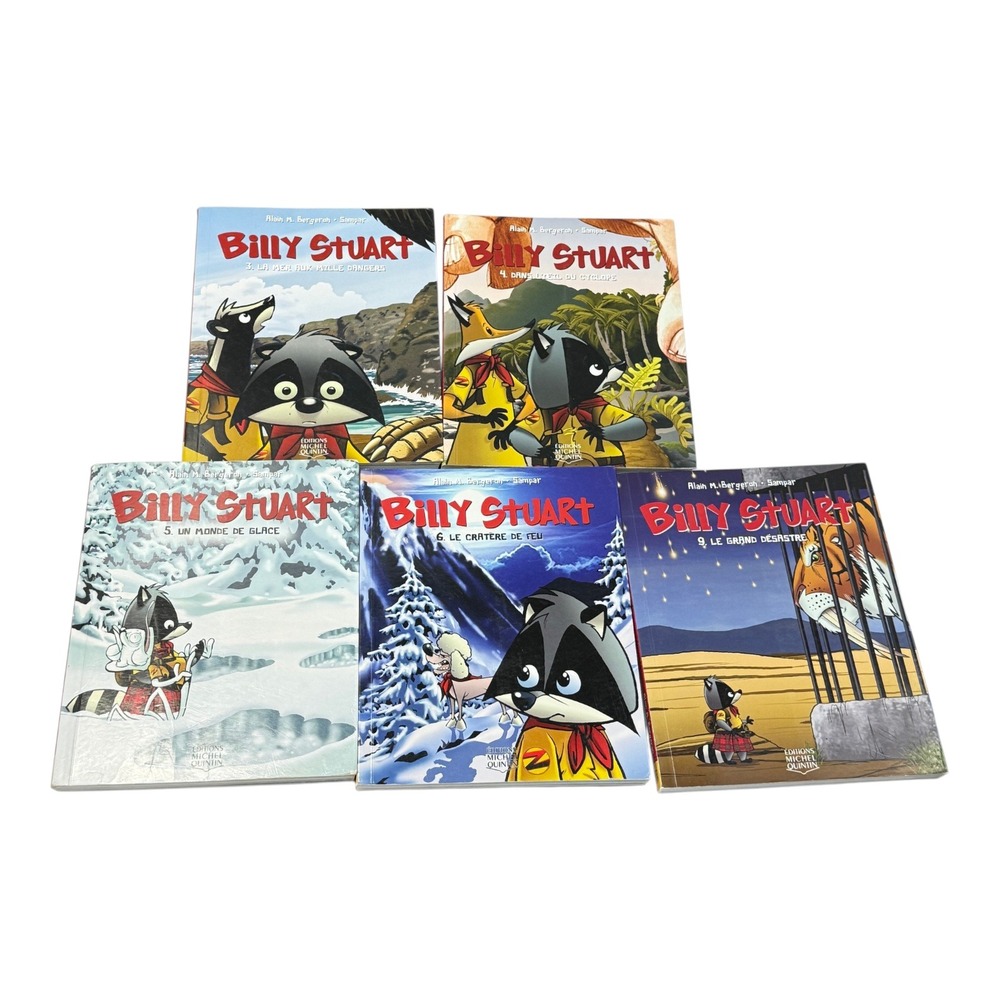 Editions Michel Quintin Billy Stuart PB Book 2012 French Adventure Lot 5